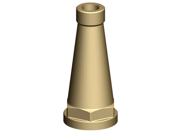 Solid jet Monitor Nozzle (gunmetal, 100 mm, as per is:8442)